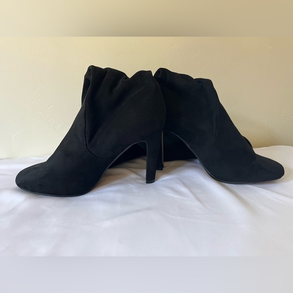 Express Over the knee heel sock boots adjustable faux suede size 8 Preow… - Picture 6 of 16